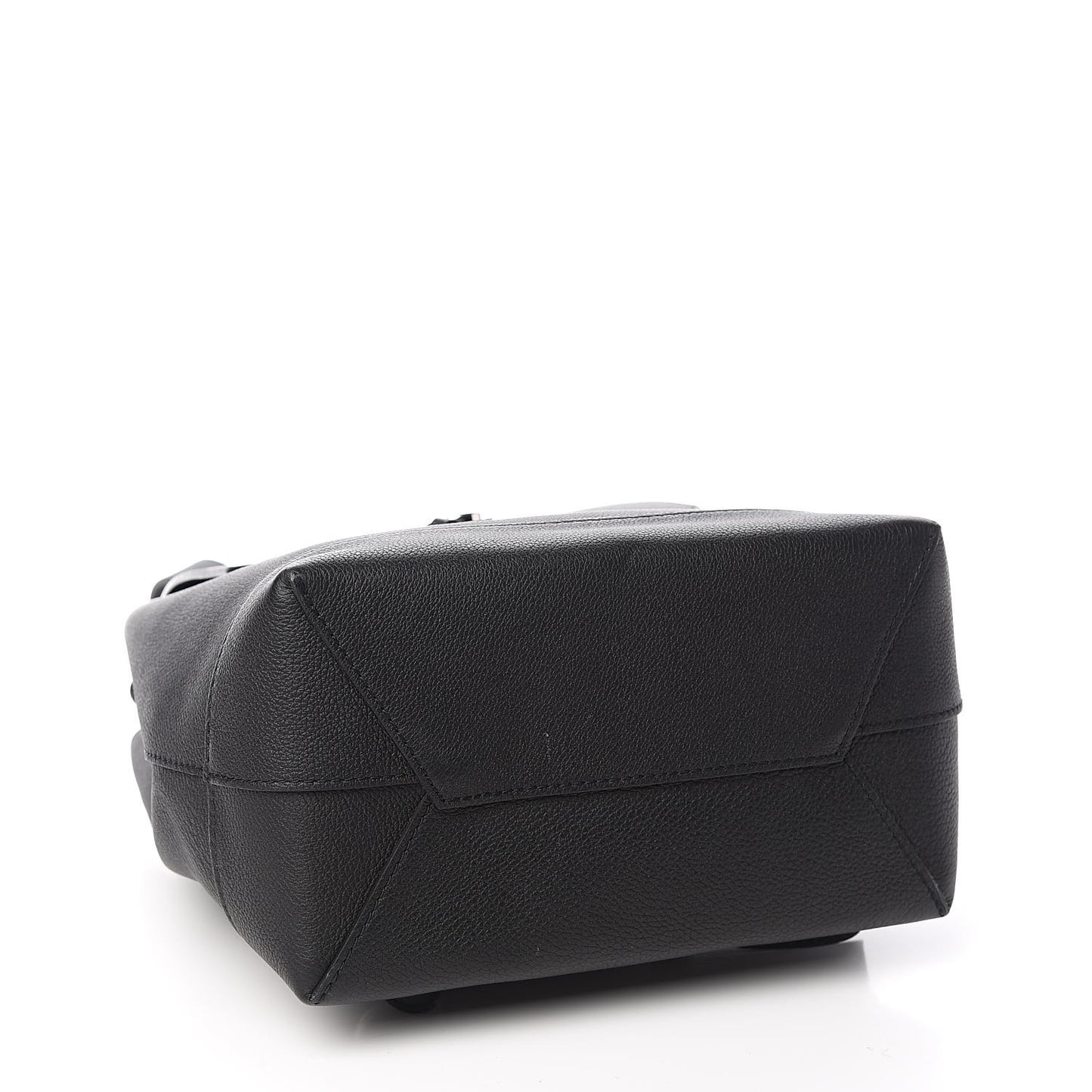 Calfskin Lockme Backpack Black