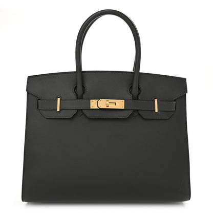 Hermes Madame Calfskin Birkin Sellier 30 Graphite 1 of 12
