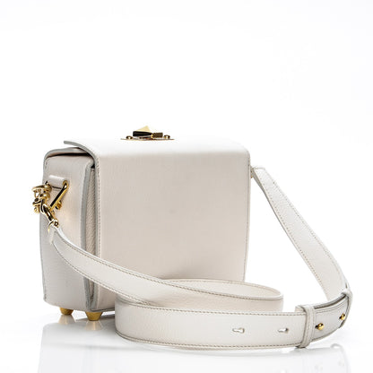 Alexander McQueen Silky Amish Grain Calfskin Box Shoulder Bag 19 Off White 4 of 7