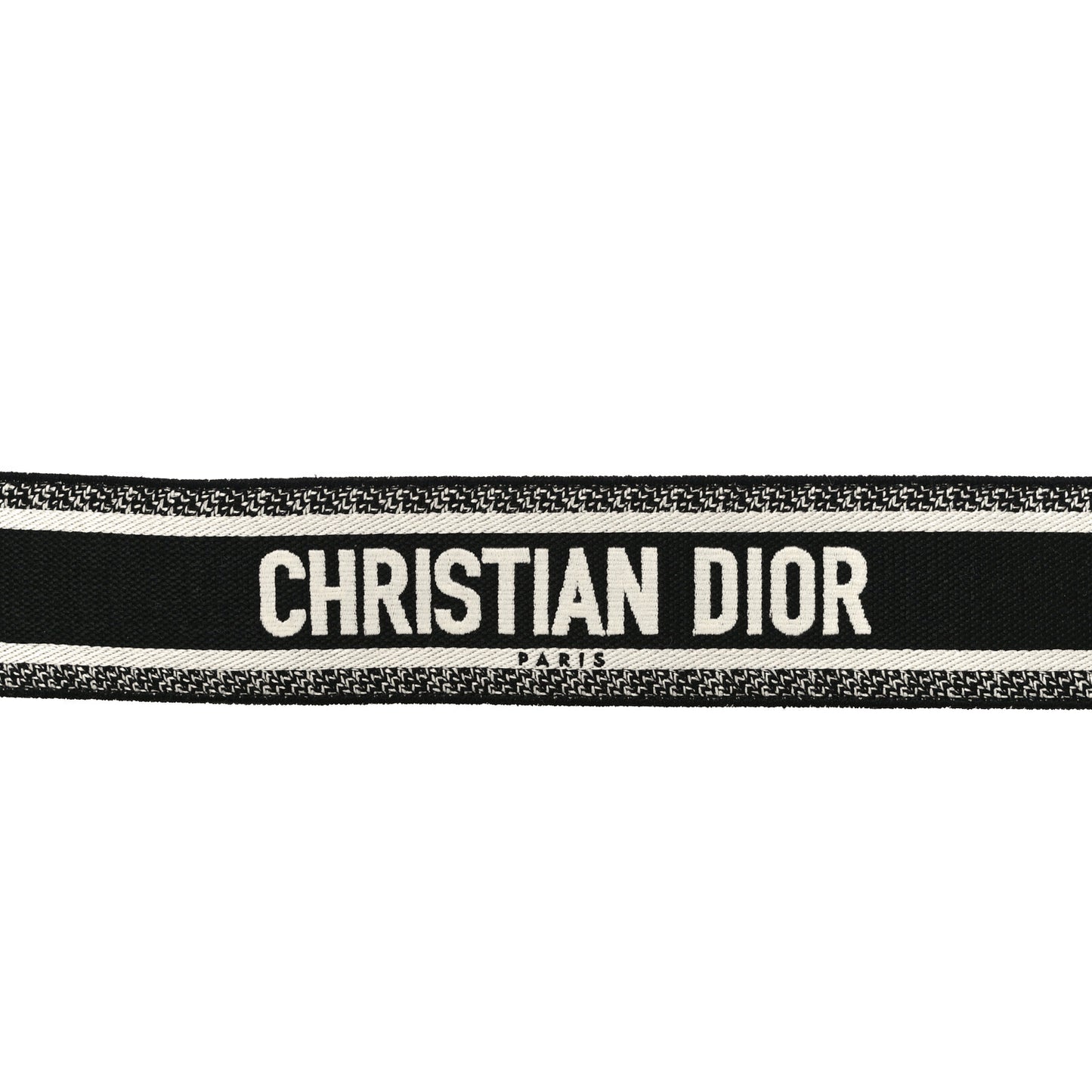 Canvas Embroidered Shoulder Strap Black Ultramatte
