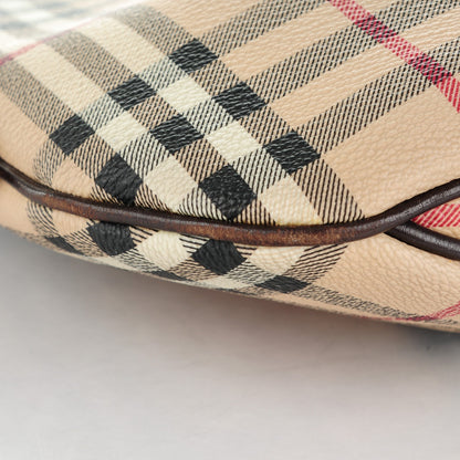 Burberry Haymarket Check Pleated Crossbody Bag 9 of 10