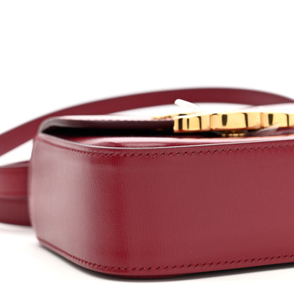Celine Shiny Calfskin Mini Triomphe Carmin 9 of 10