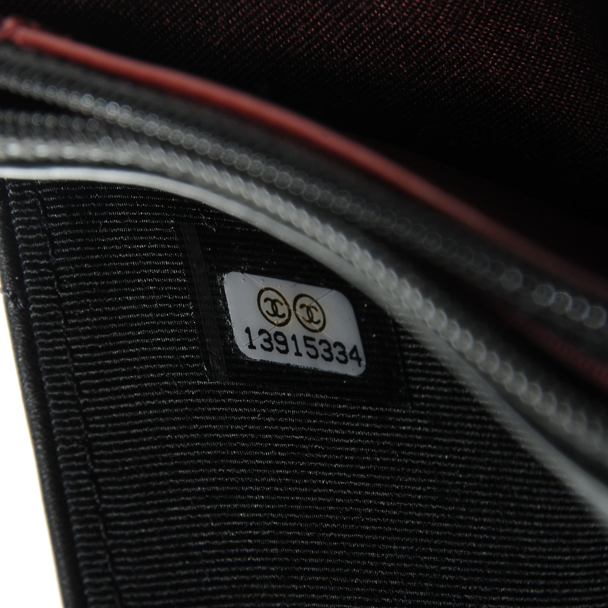 Chanel Aged Calfskin Reissue Wallet On Chain WOC Black 8 of 8