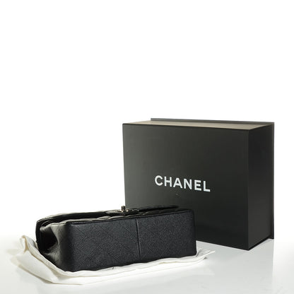 Chanel Caviar Quilted Jumbo Double Flap Black 4 of 8