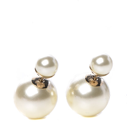 Christian Dior Pearl Mise En Dior Tribal Earrings 1 of 5