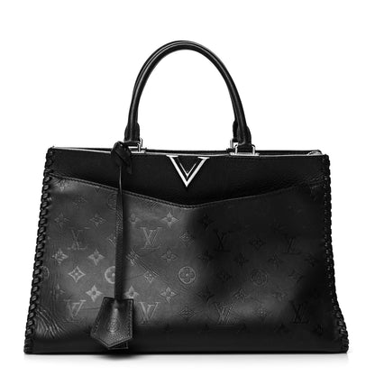 Louis Vuitton Monogram Cuir Plume Very Zipped Tote Black 1 of 12