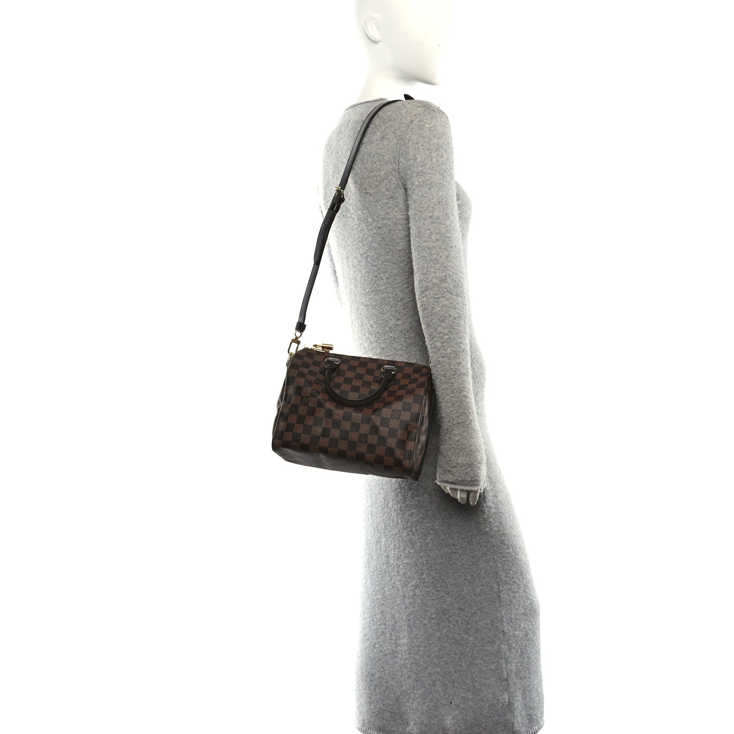 Louis Vuitton Damier Ebene Speedy Bandouliere 25 2 of 11