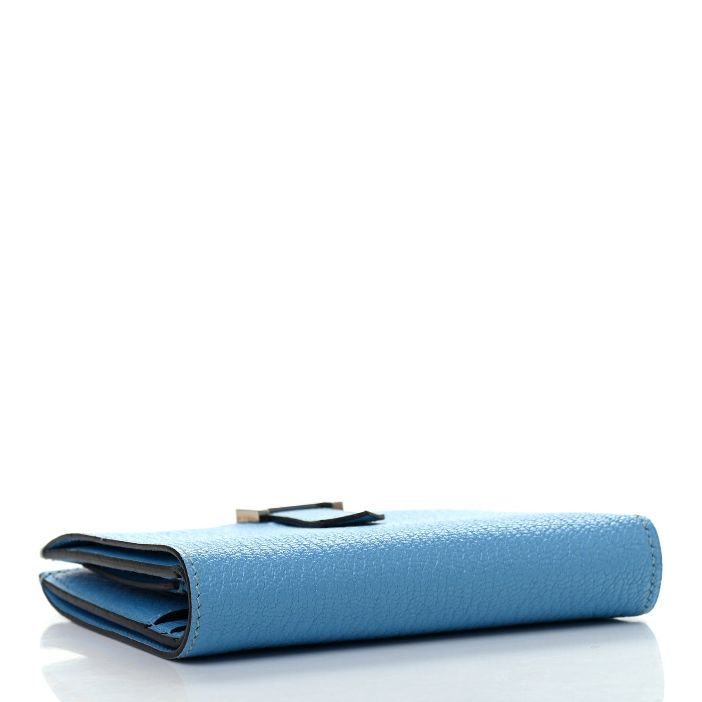 Chevre Mysore Bearn Compact Wallet Celeste