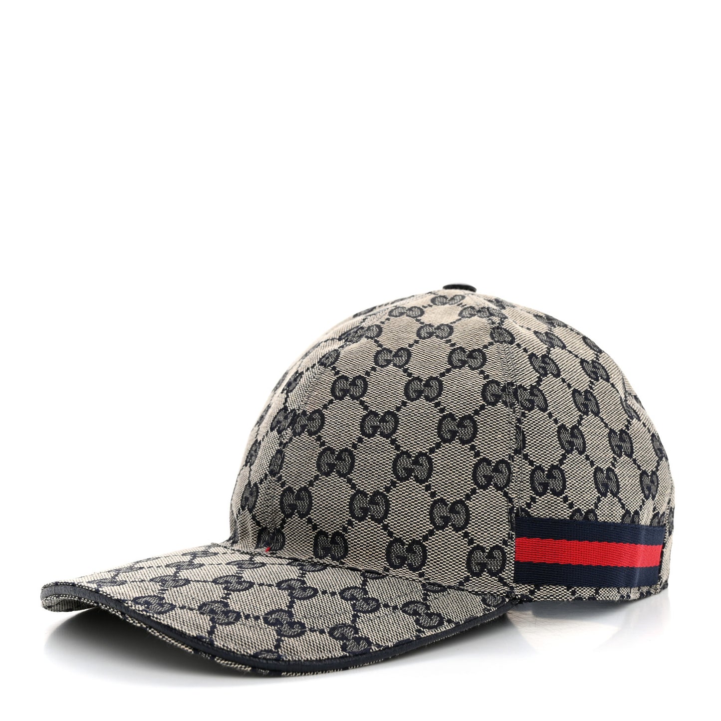 Monogram Web Baseball Hat XL Beige Blue