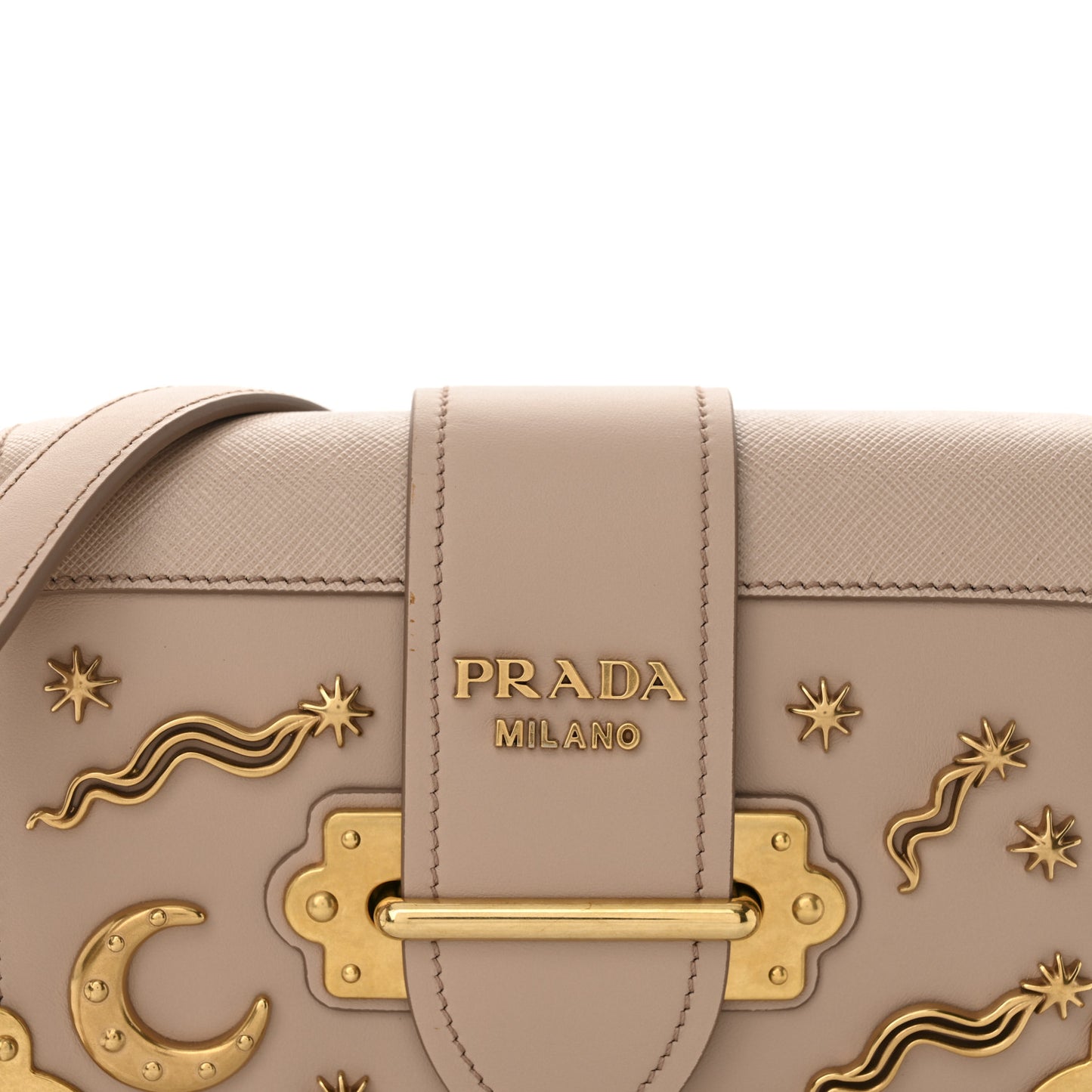 City Calf Saffiano Astrology Cahier Bag Cipria