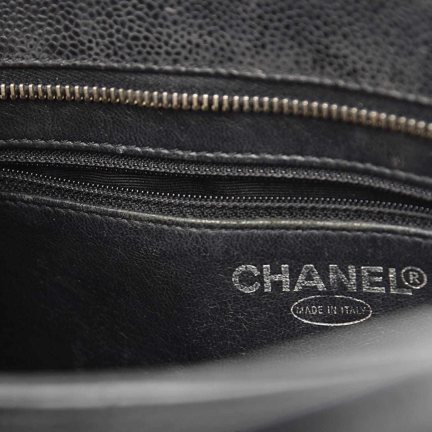 Caviar Quilted Medallion Tote Black