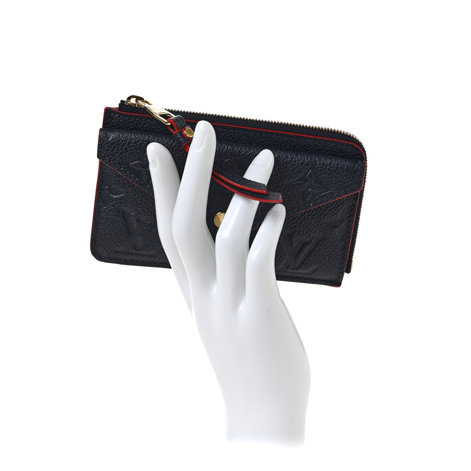 Louis Vuitton Empreinte Recto Verso Card Holder Marine Rouge 2 of 6