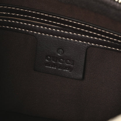 Gucci GG Supreme Monogram Belt Bag Dark Brown 5 of 9