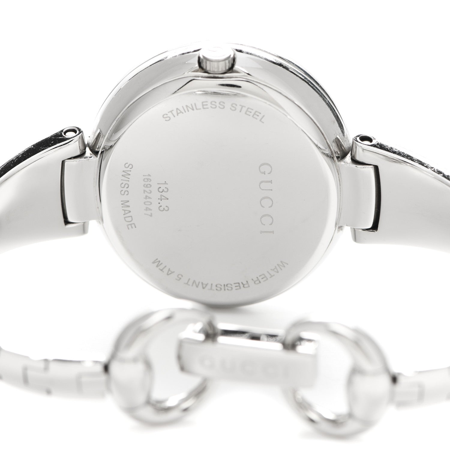 Gucci Stainless Steel 36mm Guccissima Quartz Watch Black 4 of 6