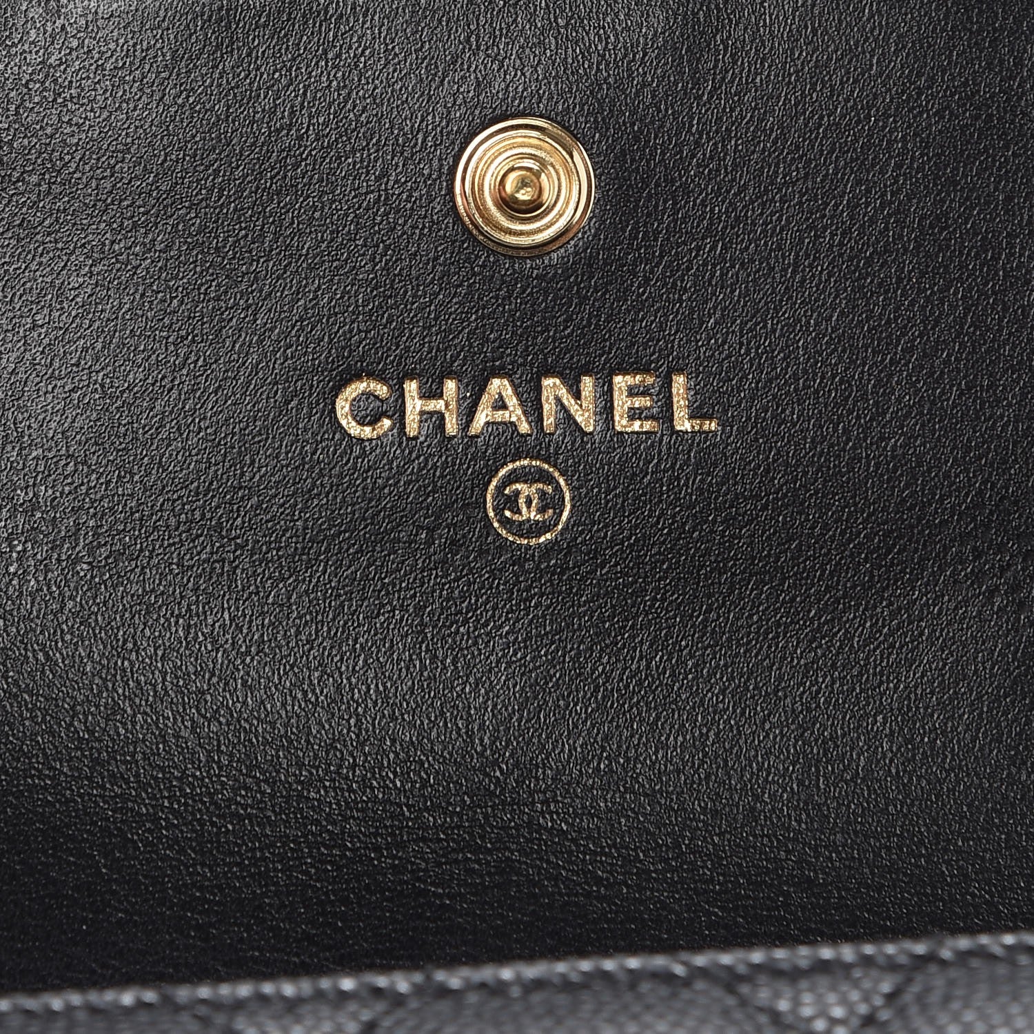 Chanel Caviar Quilted Medium Boy Flap Wallet Black 5 of 9