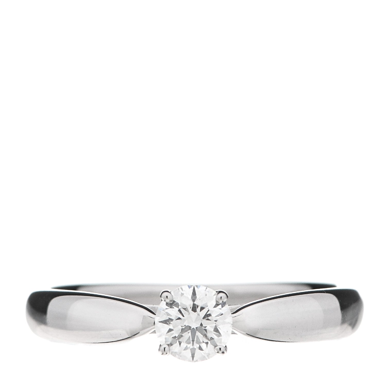 Tiffany Platinum Diamond .25ct Harmony Solitaire Engagement Ring 49 4.75 1 of 7