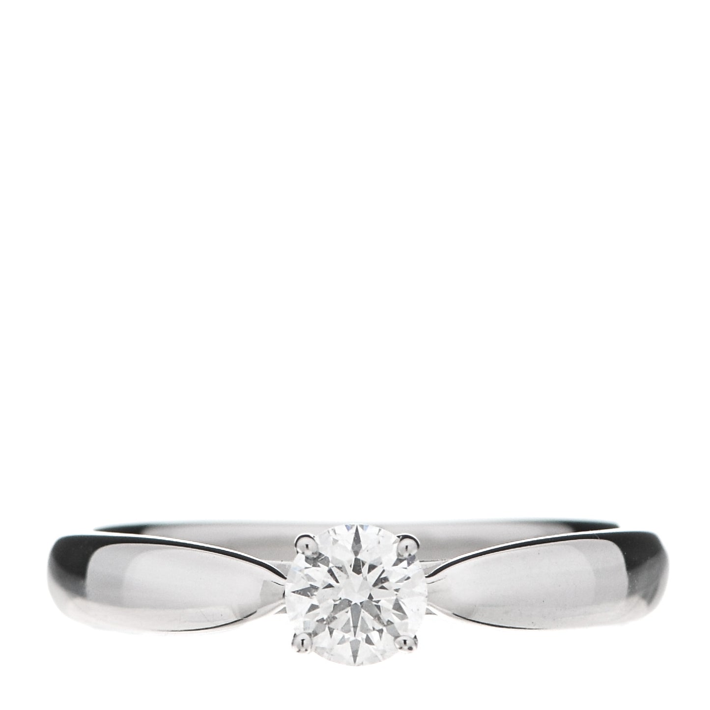 Platinum Diamond .25ct Harmony Solitaire Engagement Ring 49 4.75
