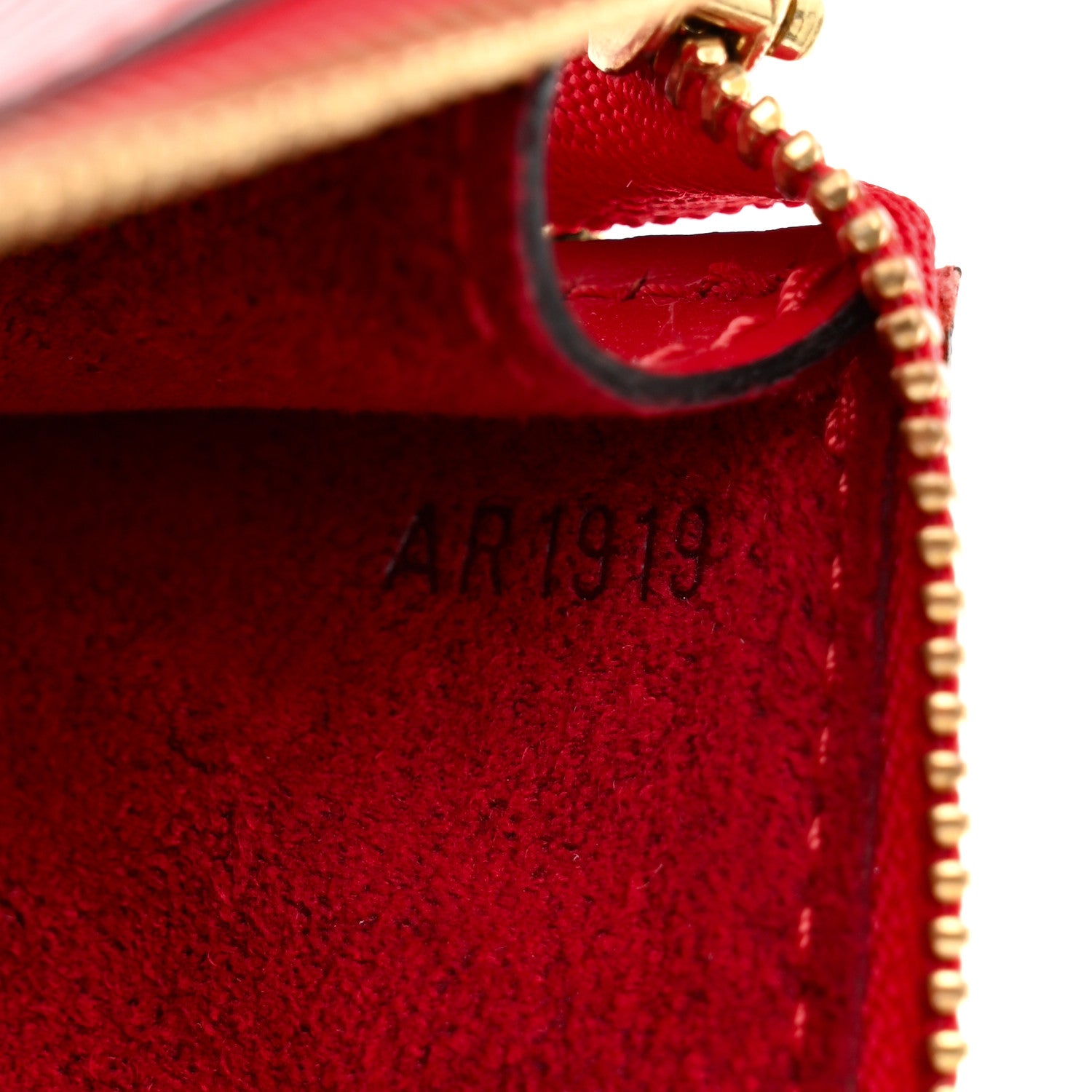 Louis Vuitton Epi Pochette Accessories 24 Castillan Red 7 of 10