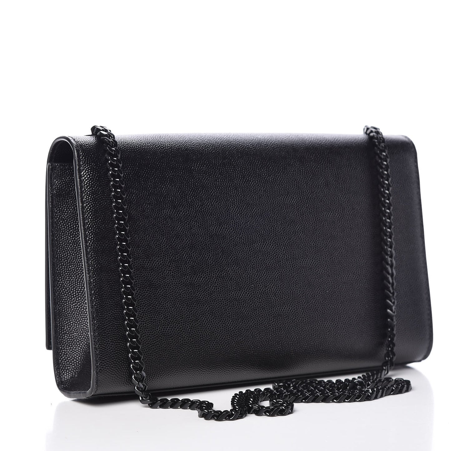Grain De Poudre Medium Classic Monogram Kate Satchel Black