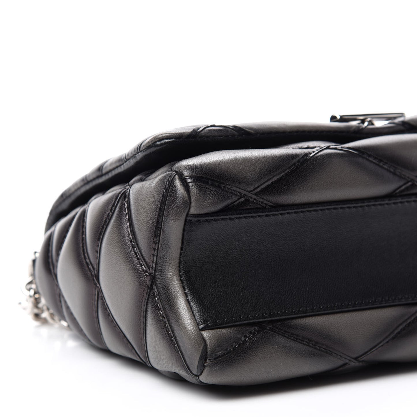 Lambskin Malletage GO-14 PM Charcoal