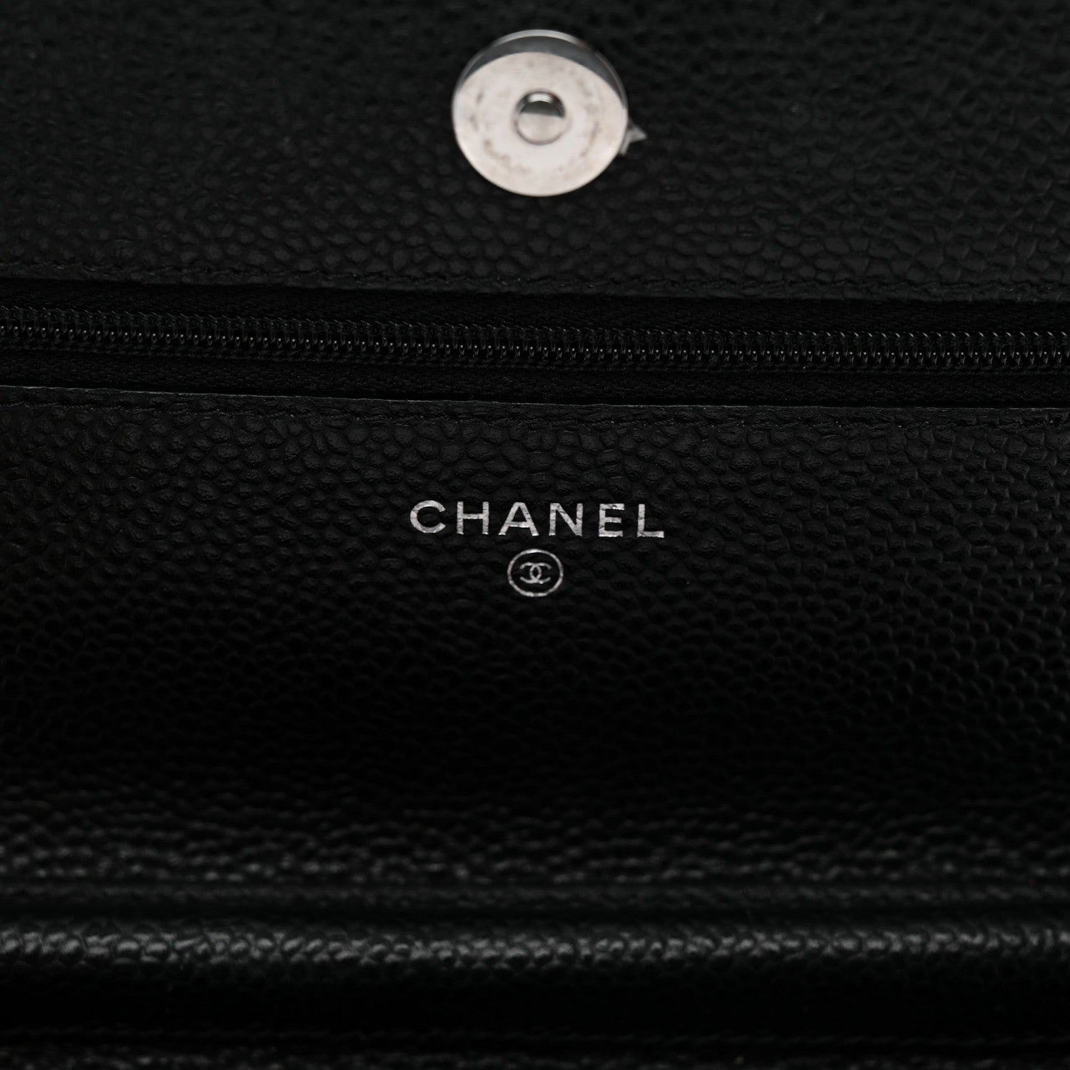 Chanel Caviar Quilted Wallet on Chain WOC Black 6 of 12