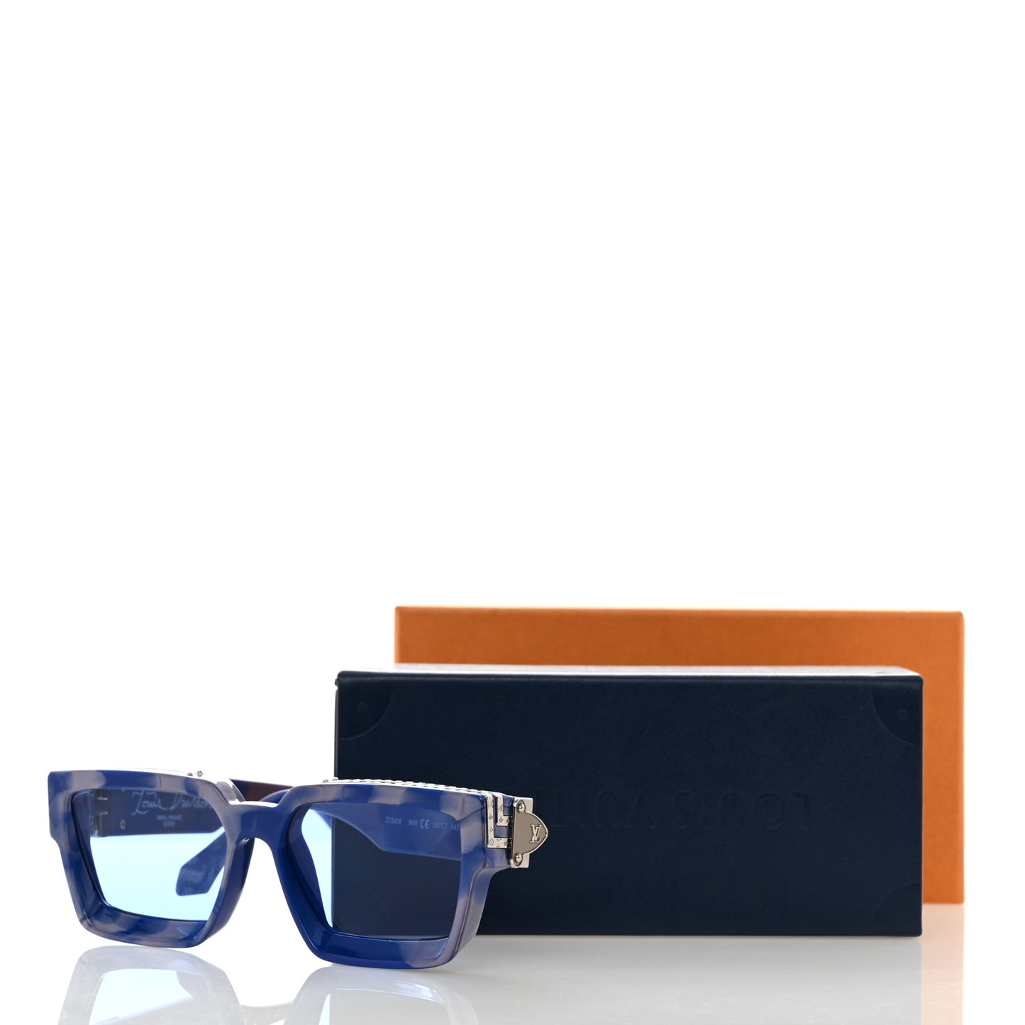 Acetate 1.1 Millionaires Sunglasses Z1560E Blue Marble