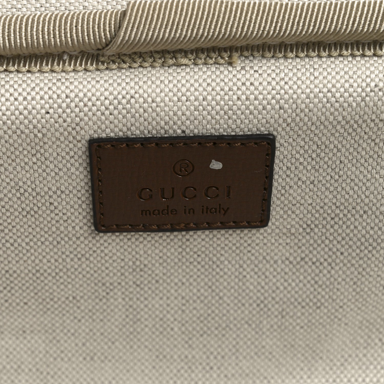 Gucci GG Supreme Monogram Azalea Calfskin Retro Interlocking G Small Savoy Cabin Trolley Beige Ebony Brown Sugar 6 of 9
