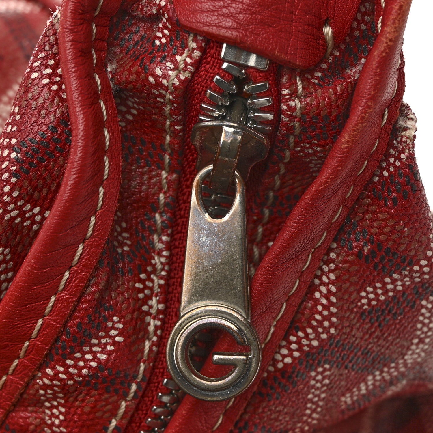 Goyard Goyardine Fidji Zip Hobo Red 19 of 19
