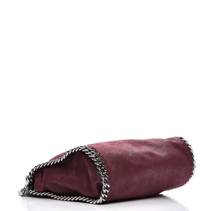 Stella McCartney Shaggy Deer Mini Falabella Fold Over Tote Plum 4 of 7
