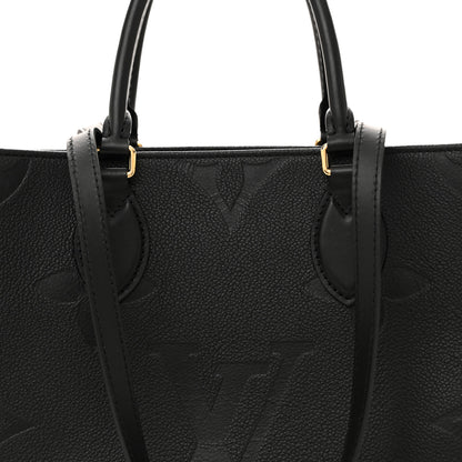 Louis Vuitton Empreinte Monogram Giant Onthego MM Black 7 of 10