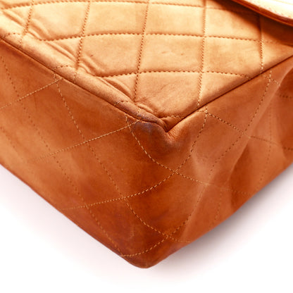 Chanel Lambskin Quilted Jumbo Single Flap Beige 11 of 11