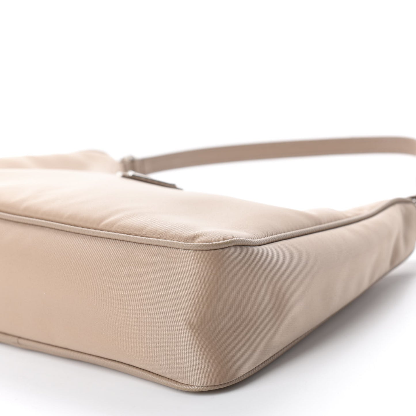 Re-Nylon Saffiano Mini Re-Edition 2005 Bag Cammeo