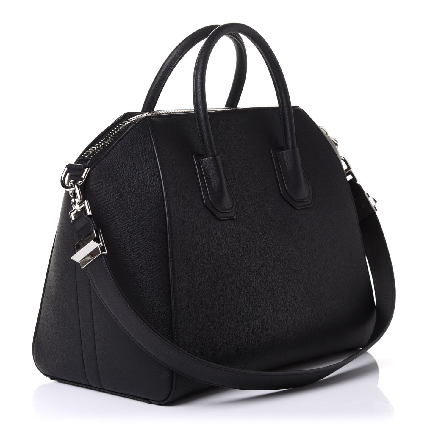 Sugar Goatskin Medium Antigona Black