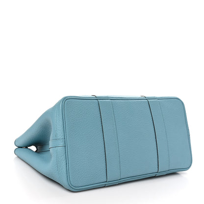 Hermes Vache Country Garden Party 36 MM Bleu Saint Cyr 4 of 10