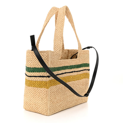 Loewe Raffia Small Paula's Ibiza Logo Tote Beige Multicolor 3 of 9