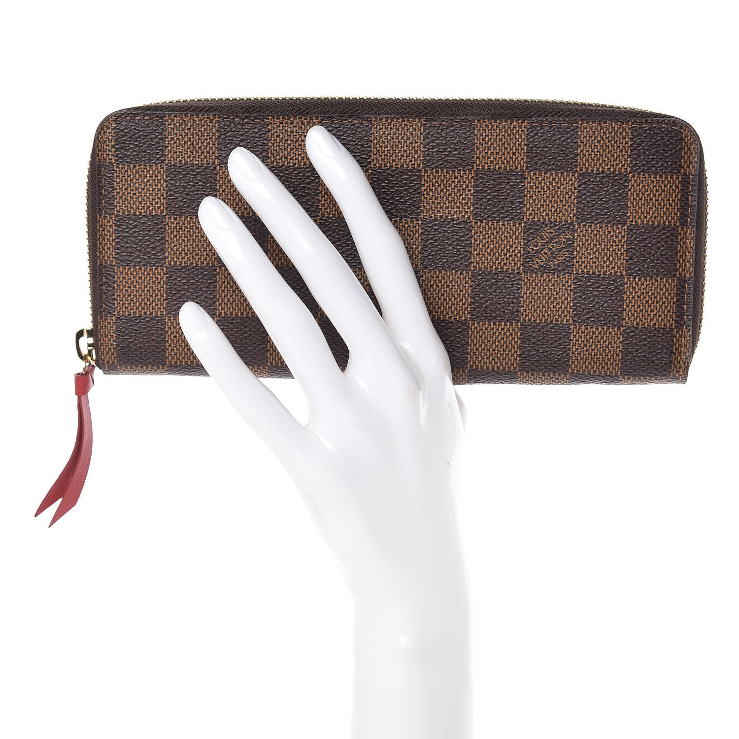 Louis Vuitton Damier Ebene Clemence Wallet 2 of 7
