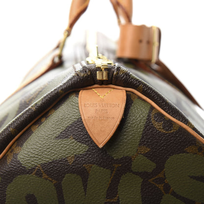 Louis Vuitton Graffiti Keepall 50 Kaki 11 of 12