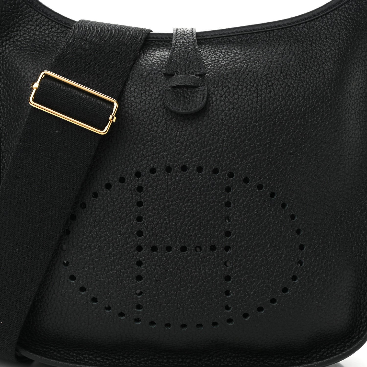 Hermes Taurillon Clemence Evelyne III PM Black 8 of 11