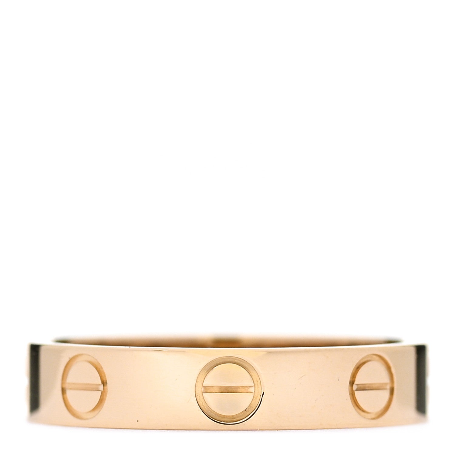 Cartier 18K Yellow Gold 3.5mm LOVE Wedding Band Ring 50 5.25 1 of 4