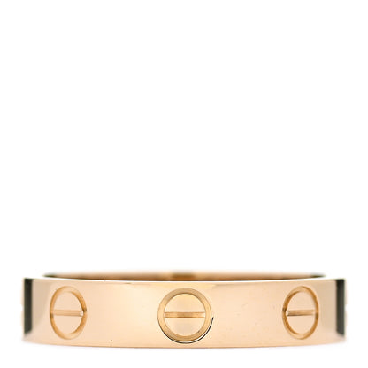Cartier 18K Yellow Gold 3.5mm LOVE Wedding Band Ring 50 5.25 1 of 4