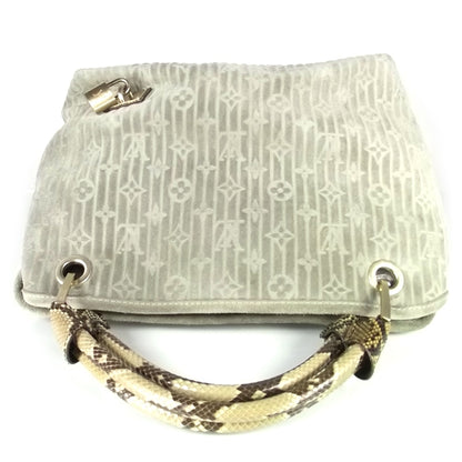 Louis Vuitton Suede Python Monogram Whisper PM Jade 3 of 8