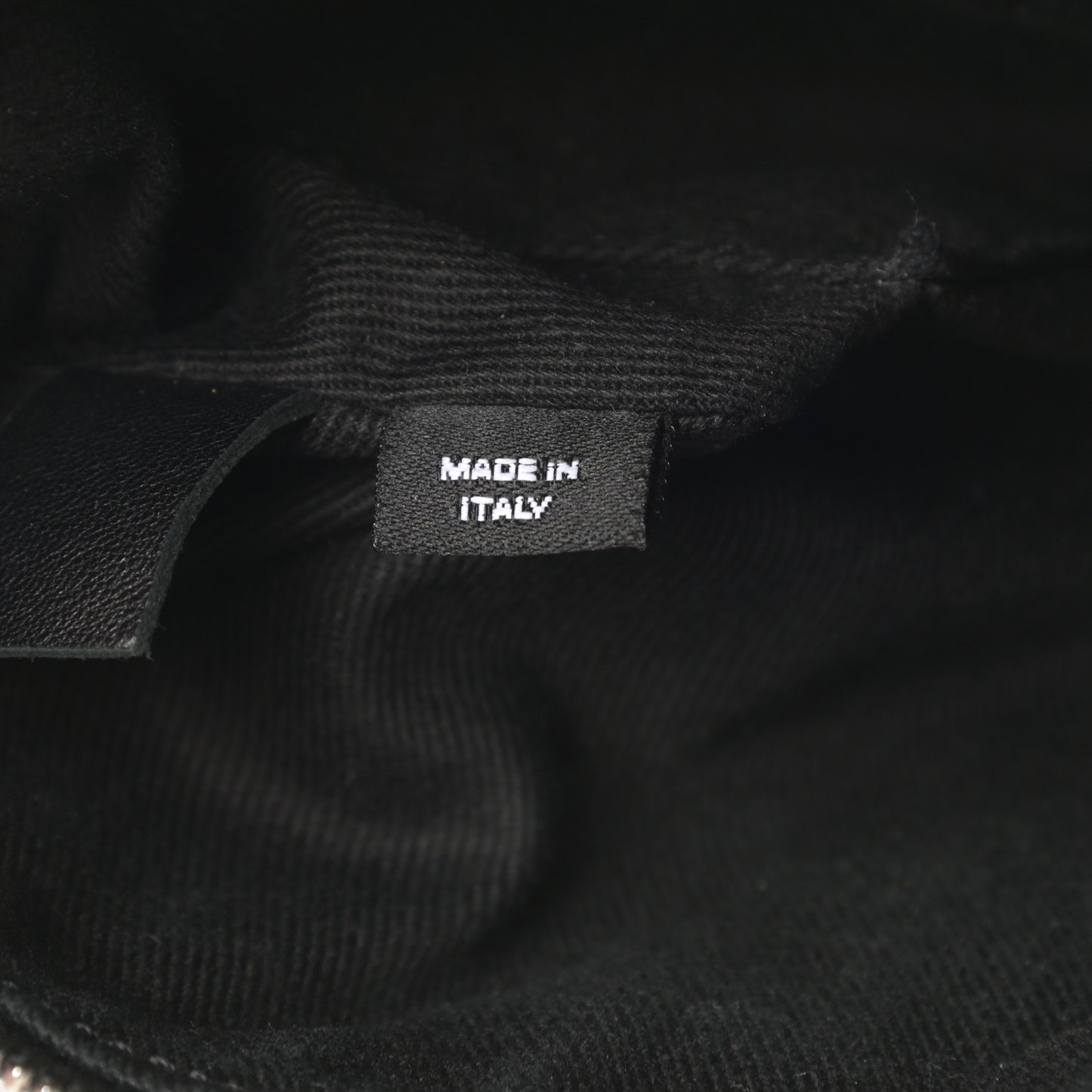 Grained Calfskin Quilted Waist Belt Bag Black