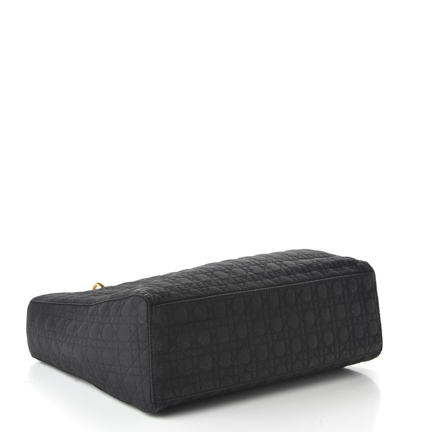 Nylon Cannage Large Lady Dior Black