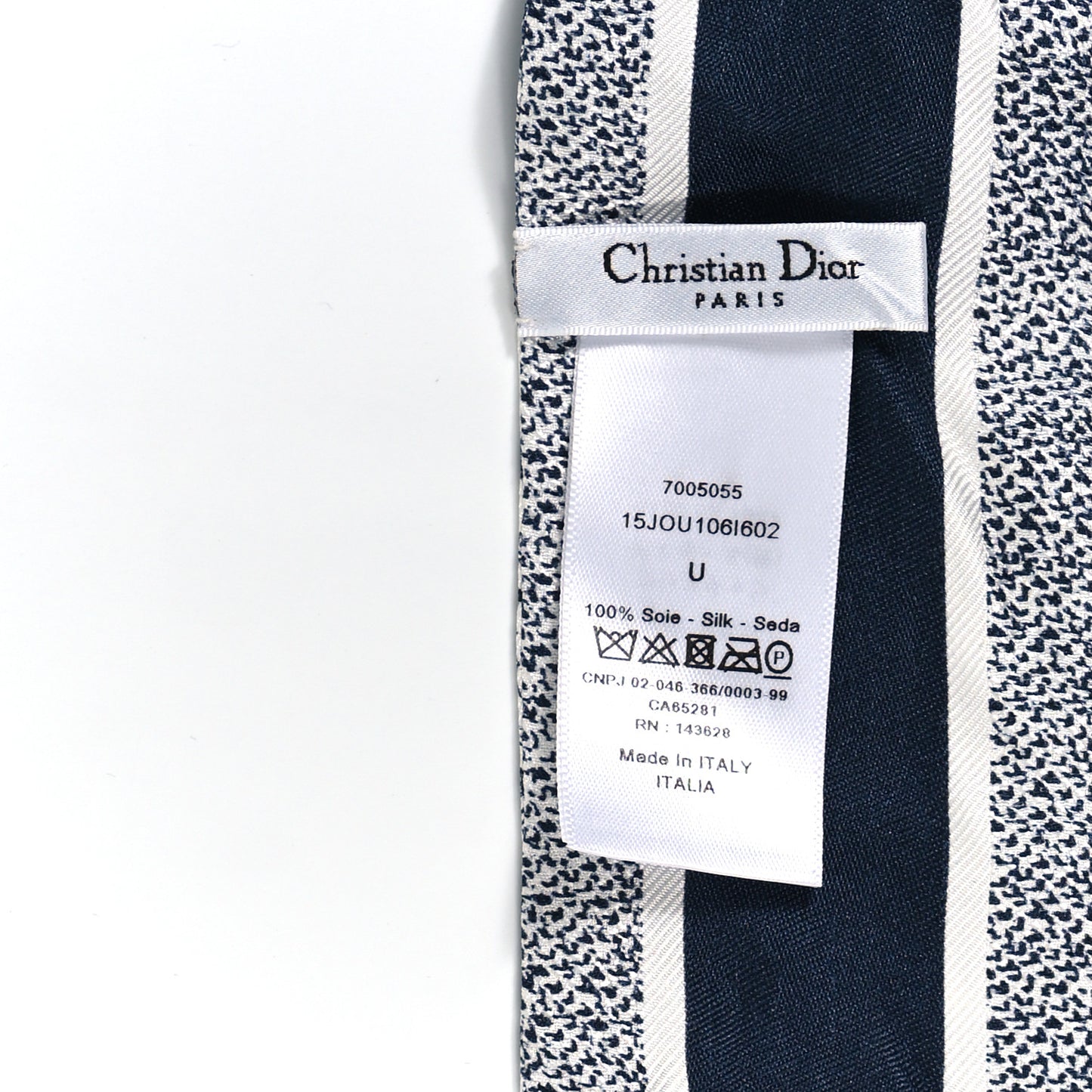 Silk Toile De Jouy Reverse Capri Mitzah Scarf Navy Blue