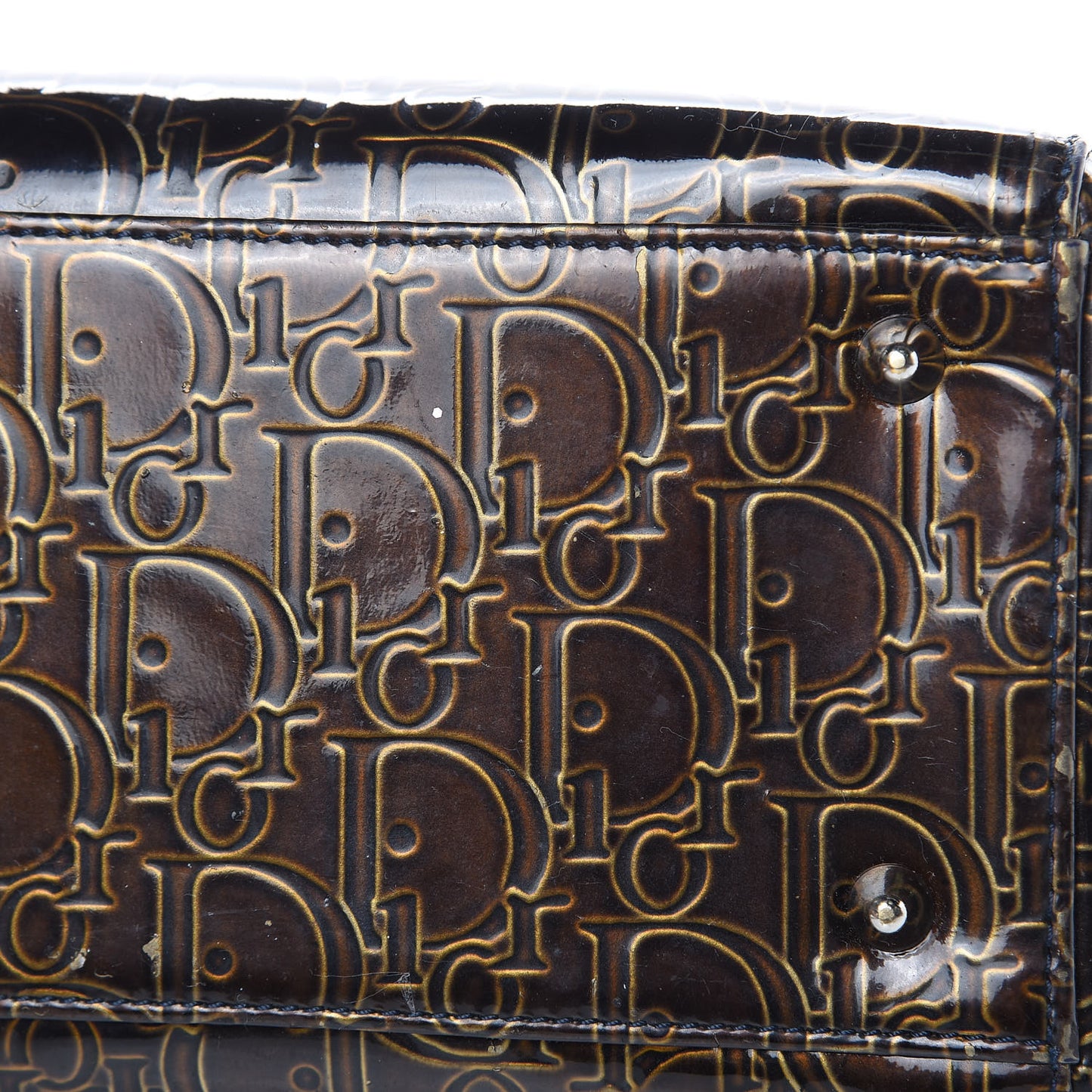 Patent Ultimate Medium Lady Dior Brown