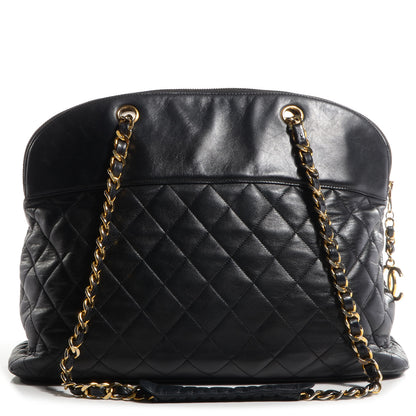 Chanel Lambskin Quilted Shoulder Bag Black 1 of 7