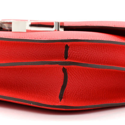 Hermes Epsom Enamel Constance 18 Rouge de Coeur Mauve Sylvestre 10 of 12