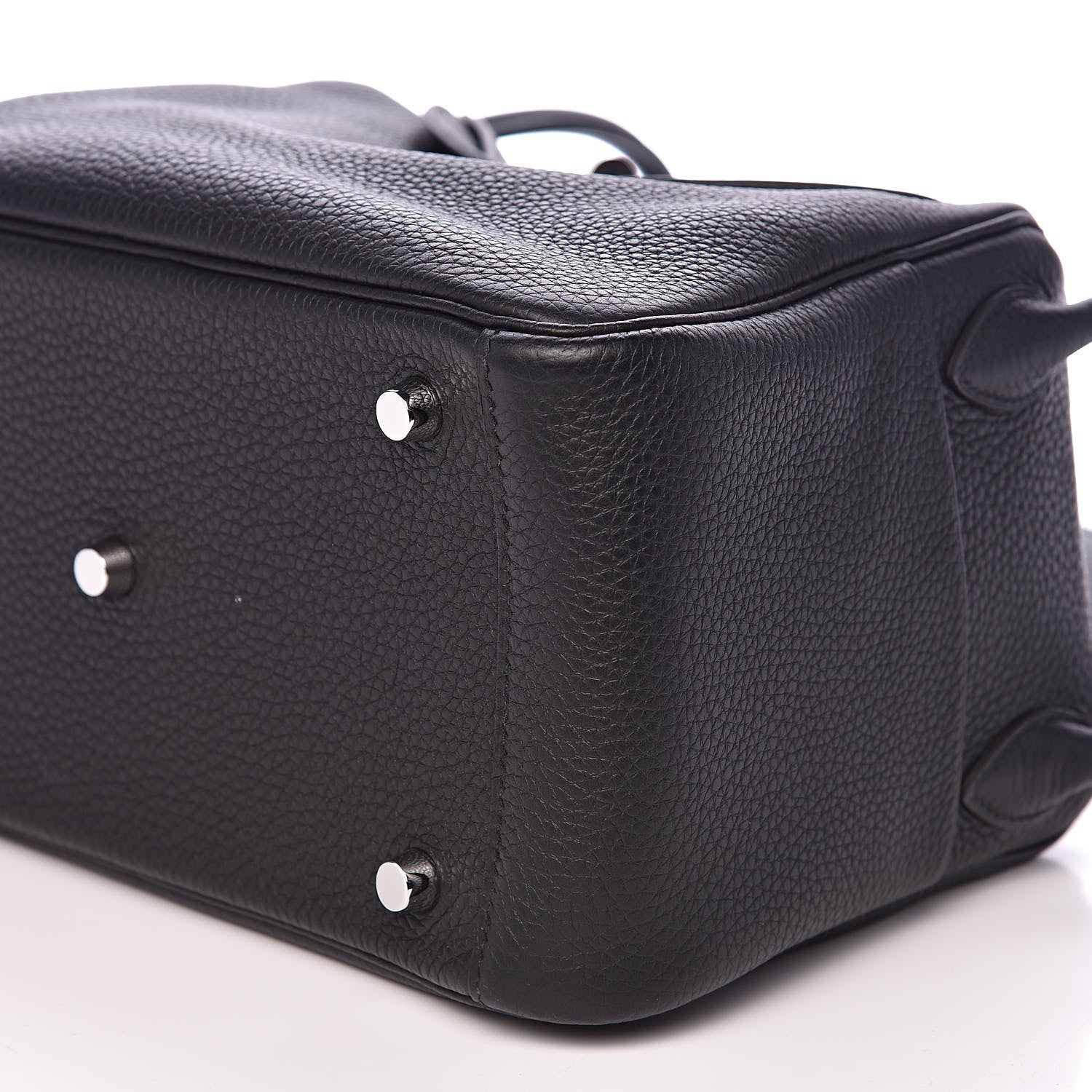 Hermes Taurillon Clemence Lindy 26 Black 9 of 11