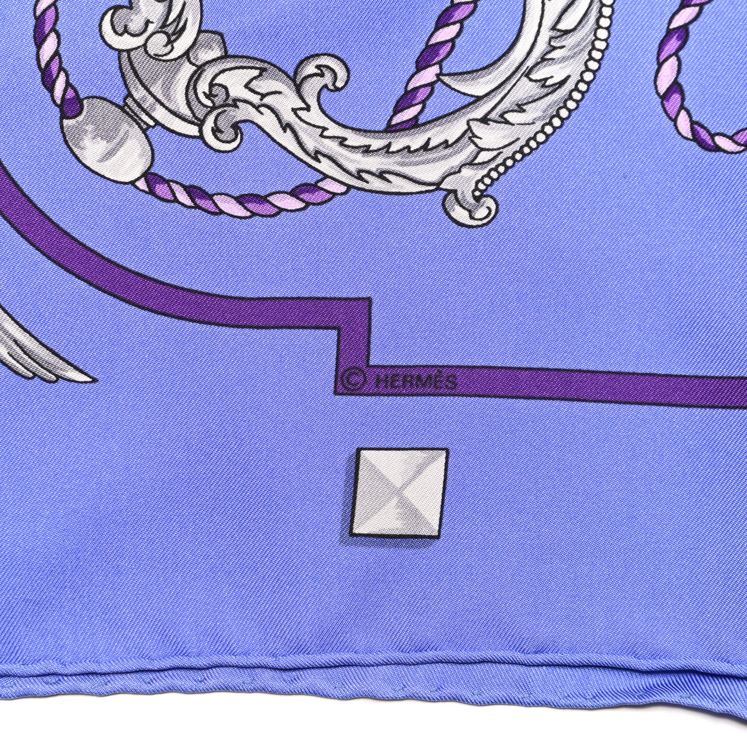Hermes Silk Keys Les Cles Scarf 90 4 of 6