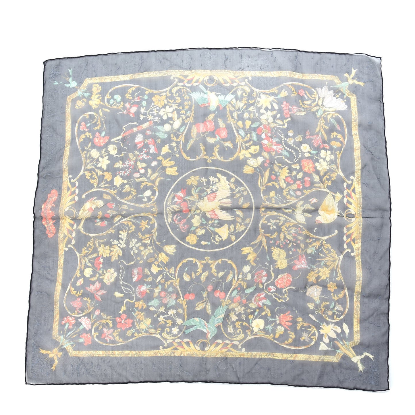 Silk Mousseline Pierres d'Orient et d'Occident Pocket Square